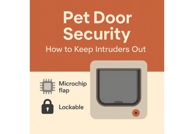 Pet Door Security: How to Keep Intruders Out While Letting Your Pet In