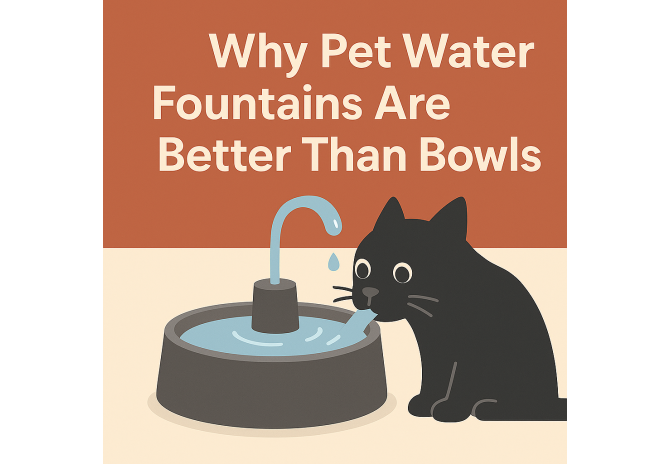 Why Pet Water Fountains Are Better Than Bowls (And Why It Matters)