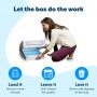 ScoopFree™ Self-Cleaning Litter Box (Second Gen) – Automatic No-Scoop System, Odour-Free Crystal Litter, Disposable Trays
