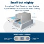 ScoopFree™ Covered Self-Cleaning Litter Box (Second Gen) – Automatic Odour Control, Hooded Design, Low-Tracking Crystal Litter