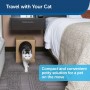 PetSafe™ Disposable Cat Litter Box – Collapsible, Covered Design for Travel with 4.3 lb Premium Crystal Litter