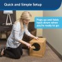 PetSafe™ Disposable Cat Litter Box – Collapsible, Covered Design for Travel with 4.3 lb Premium Crystal Litter
