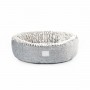 Donut Large Grey Dog Bed OHANA Athens Linen