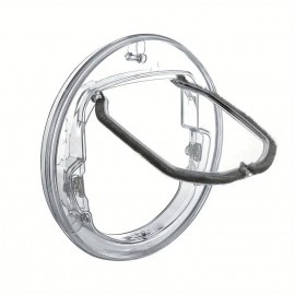 4-Way Locking Pet Door for Cats & Small Dogs – Clear Flap for Glass or Window Installation