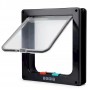Large - 4-Way Locking Cat Door Flap – Black