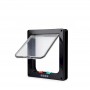 Small - 4-Way Locking Cat Door Flap – Black