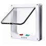 Large - 4-Way Locking Cat Door Flap – White