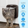 Petsafe Microchip Activated Cat Flap -  Brown