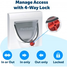 Petsafe Staywell - Classic 4 Way Locking Cat Flap - 919