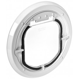 Pet-Tek Glass Fitting Maxi Dual Glaze Pet Door – White (G-SDDW)