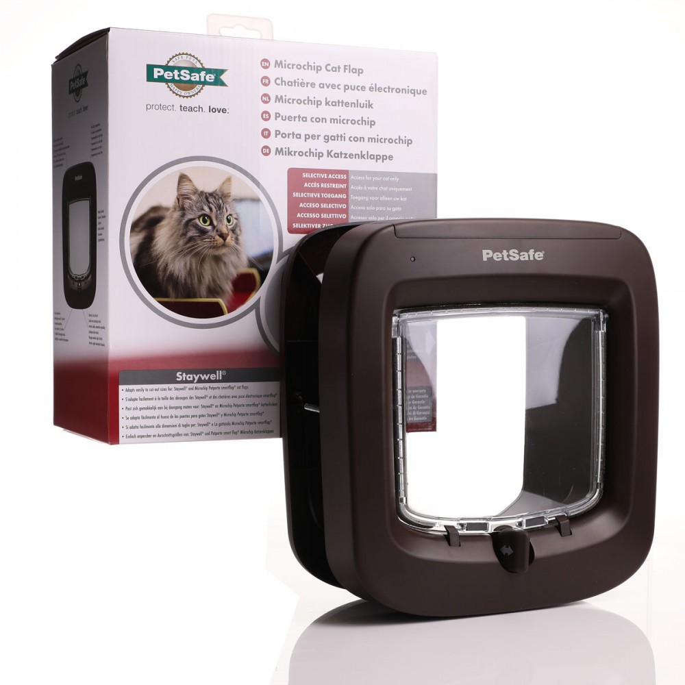 Petsafe Microchip Activated Cat Flap -  Brown
