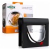 lassic Black 4-Way Locking Cat Flap 