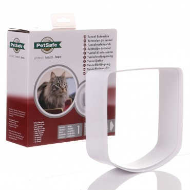 Petsafe Microchip & 4 Way Cat Flap Tunnel Extension - White PAC54-16248