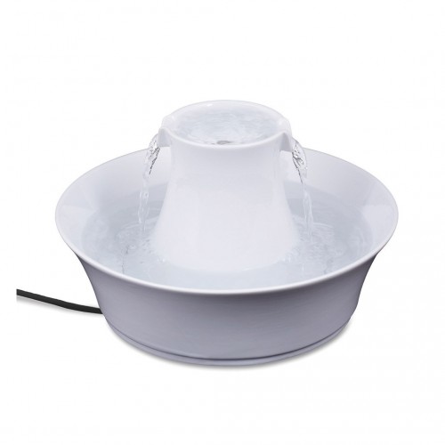 PetSafe Drinkwell Ceramic Avalon Pet Fountain – 2L Automatic Water Dispenser for Cats & Dogs