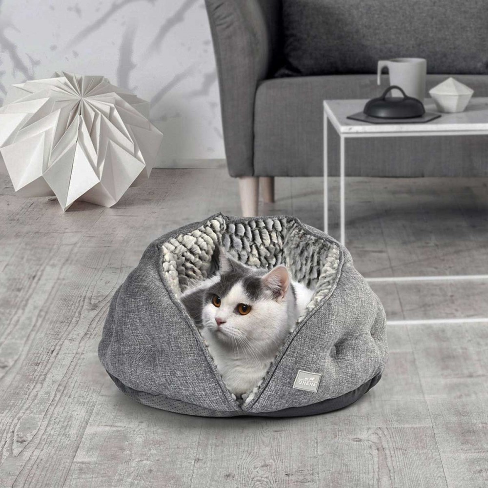 Fur Lined Cat Bed