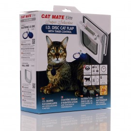Cat Mate Elite Super Selective Cat Flap - White - 305w