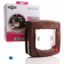 Infrared Cat Flap Brown - Staywell 520 - Blue Key by PetSafe