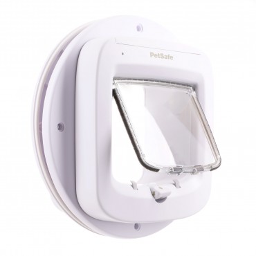 Microchip Door With Glass Cat Flap And Adaptor