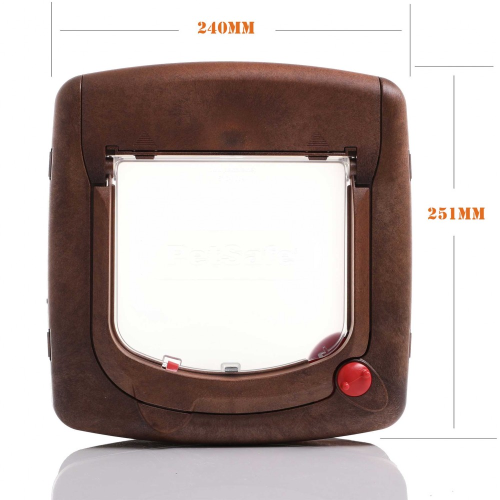 Staywell Deluxe Cat Flap Woodgrain PetSafe 420