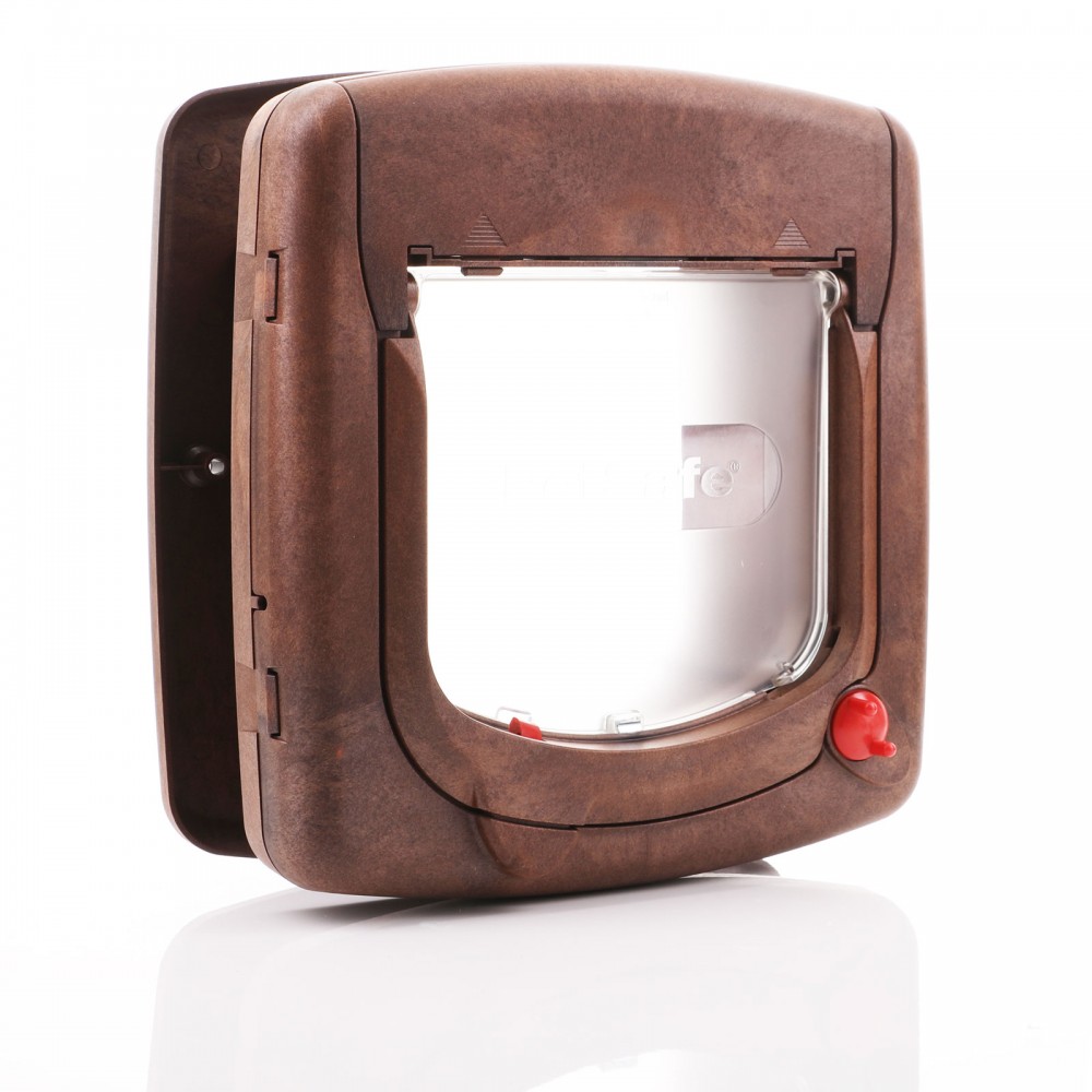 Infra Red Cat Flap White Staywell 500 Blue Key by PetSafe