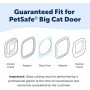 Big Cat Flap Glass Installation Adaptor