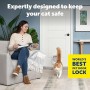 PetSafe White Big Cat Flap – Spacious & Secure Door for Large Cats & Small Dogs