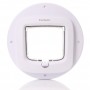 Manual 4-Way Locking Cat Flap With Glass Cat Flap And Adaptor