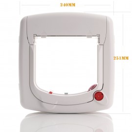 Staywell Magnetic Cat Flap 400 4 Way Locking  by PetSafe