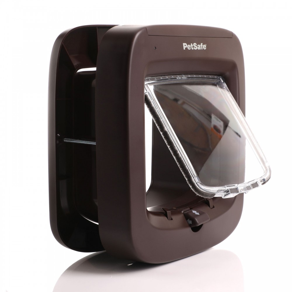 Microchip Cat Flap Brown by Petsafe