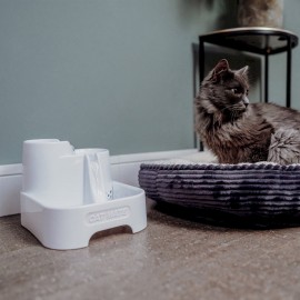 Cat Mate 3-Level Water Fountain for Cats & Small Dogs – Ultra-Quiet, 2L Capacity (Model 335W)
