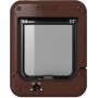 Cat Mate Rotary 4-Way Locking Cat Flap – Brown (Model 358BR)