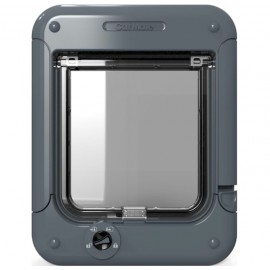 Cat Mate Rotary 4-Way Locking Cat Flap – Grey (Model 358G)