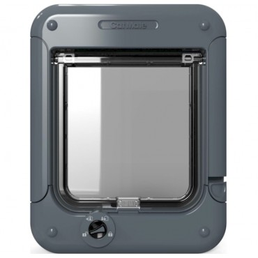 Cat Mate Rotary 4-Way Locking Cat Flap – Grey (Model 358G)