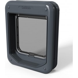 Cat Mate Rotary 4-Way Locking Cat Flap – Grey (Model 358G)