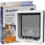 Cat Mate Large Cat Flap – 4-Way Lock, White | Secure & Weatherproof 221W