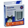 Cat Mate 4-Way-Locking Cat Flap with Door Liner to 50mm (2 inches) – White - 235W