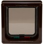 Cat Mate 4-Way-Locking Cat Flap with Door Liner to 50mm (2 inches) – Brown - 235B