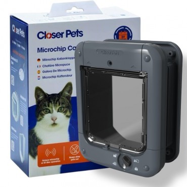 Closer Pets - Cat Mate Microchip Cat Flap - 7024 Graphite Grey - 360G