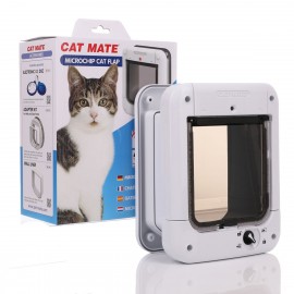 Closer Pets - Cat Mate Microchip Cat Flap - White - 360W