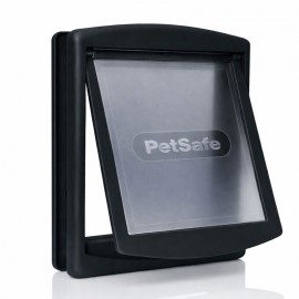 Large Dog Door - Black On Black  