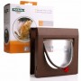 Petsafe Staywell - Classic Rosewood Brown Cat Flap With Tunnel RAL 8017