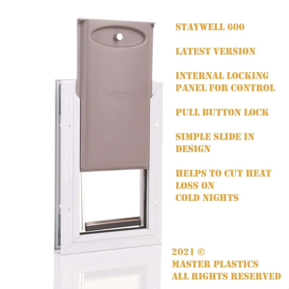 Staywell Medium Dog Flap Aluminium From PetSafe 620EF