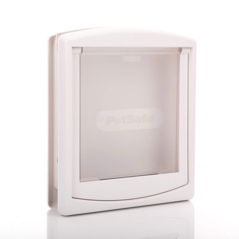 Staywell PetSafe 740ef Medium Dog Flap White Frame Clear Flap