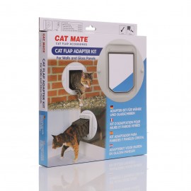 CatMate Cat Flap Glass / Wall Adapter Kit PM361