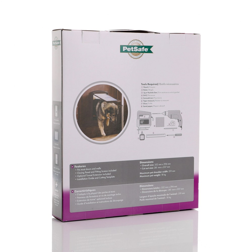 Medium Dog Flap Brown Staywell PetSafe