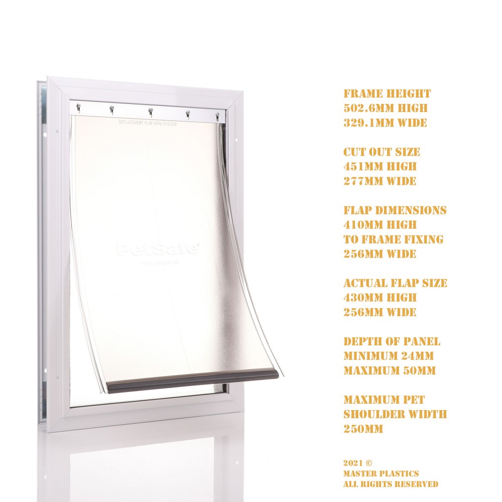 Large Dog Flap Staywell 640EF Aluminium From PetSafe