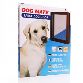 Dog Mate 216 Large Dog Door - Brown