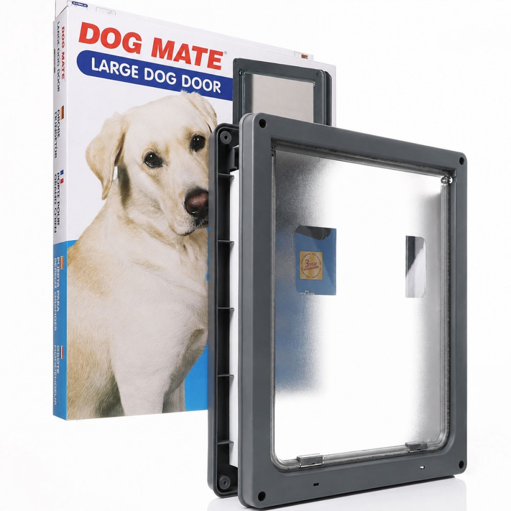 Dog Mate Large Dog Door in Grey, model 216G