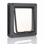 Cat Mate Large Cat Flap – 4-Way Lock, Grey | Secure & Weatherproof 221G