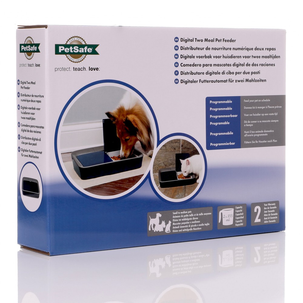 Dog and Cat Feeder Automatic Timed Feeding Two Meal PetSafe